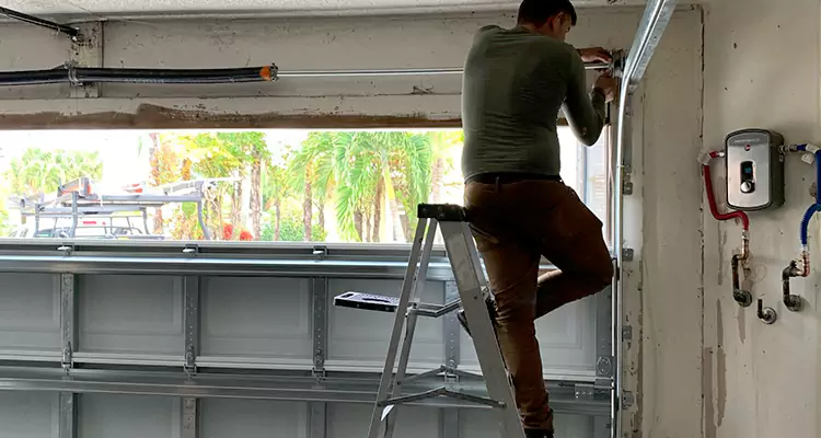 Garage Door Tension Spring Replacement in St. Petersburg, FL